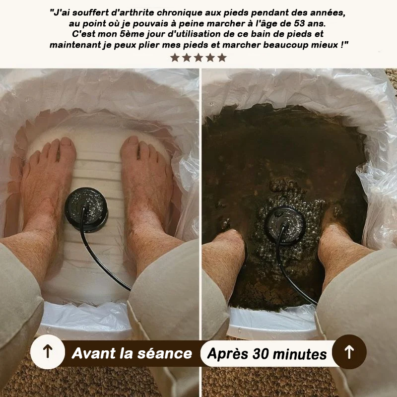 Healifeco™ Ionic Foot Spa - Désintoxication et nettoyage à domicile !